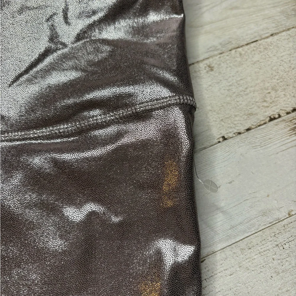 Old Navy Powersoft Extra High Rise Leggings Starry Sky Metallic Shine Sz 4X - Picture 3 of 9